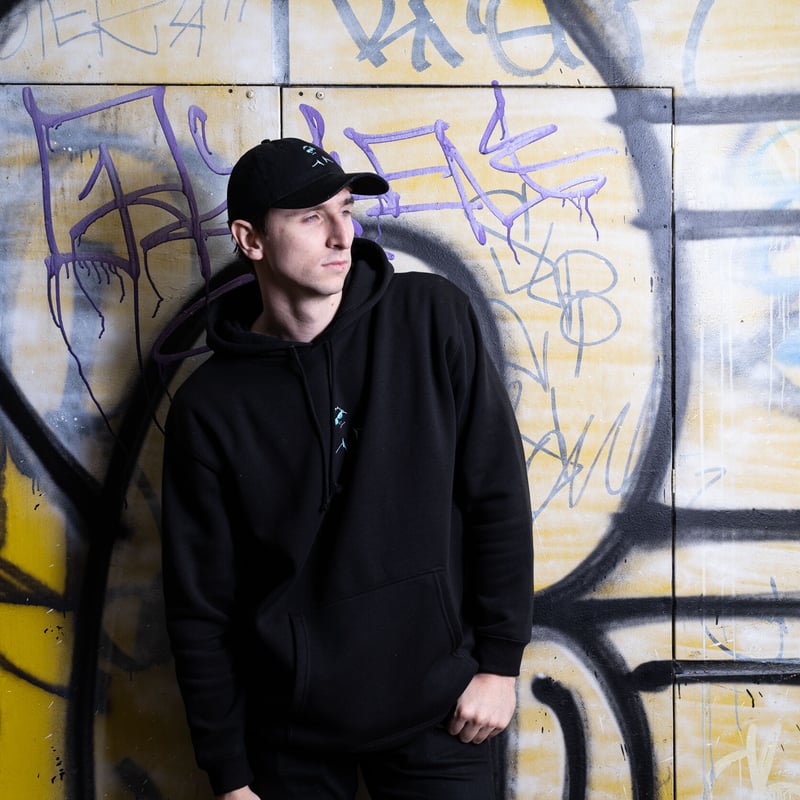 Classic Pullover hoodie SAWA ver. (BLACK) | des