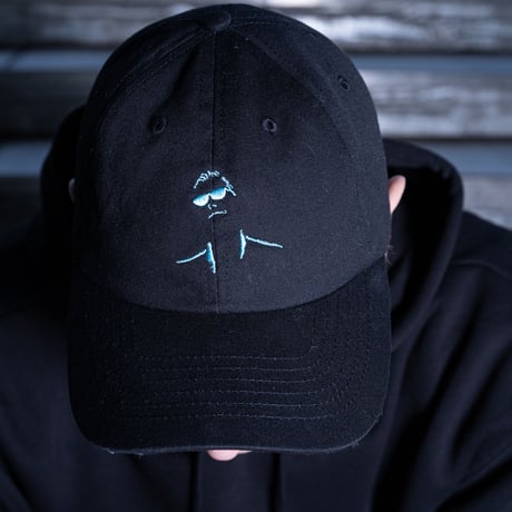 Cotton twill low cap SAWA ver. (BLACK)