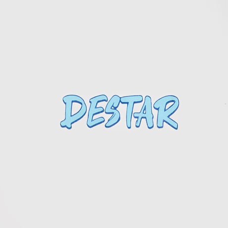 DESTAR PRINTED LOGO High Quality T-shirt (WHITE)