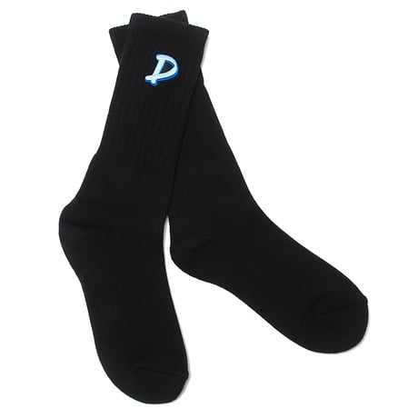 D LOGO Premium Socks (BLACK)
