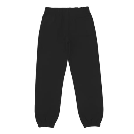 DESTAR 3D EMBROIDERY LOGO Sweatpants BLACK – RED STITCH LIMITED