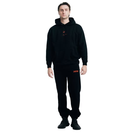 Pullover hoodie sawa Christmas ver. BLACK