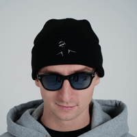 Premium Knit Beanie SAWA ver. BLACK