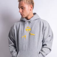 3D EMBROIDERY Premium Hoodie YAN ver. MIX GRAY