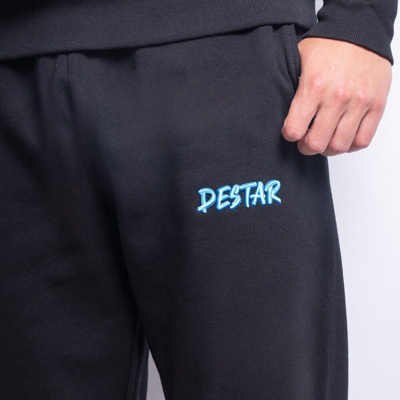 DESTAR 3D EMBROIDERY LOGO Sweatpants BLACK | de