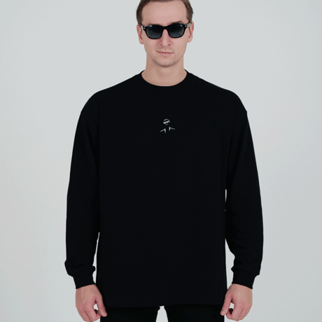 Premium Long T-shirt SAWA ver. BLACK