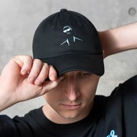 Cotton twill low cap SAWA ver. (BLACK)