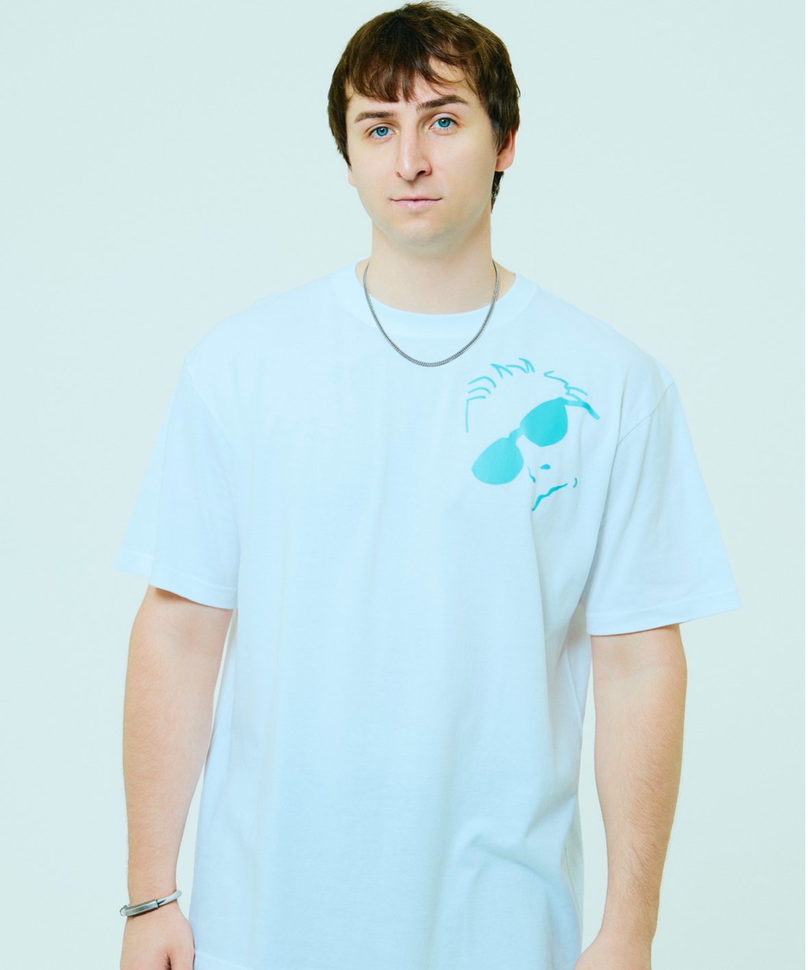 SAWA Front Signature Tee - White | destar.shop