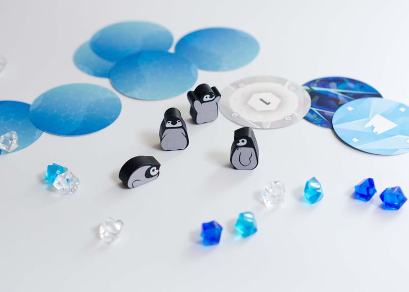 ゆらゆら海✧︎の置物/リング置kidsペンギン♡