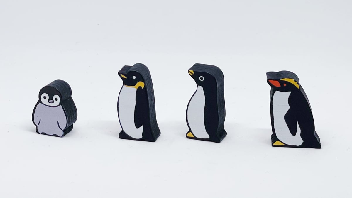 ゆらゆら海✧︎の置物/リング置kidsペンギン♡