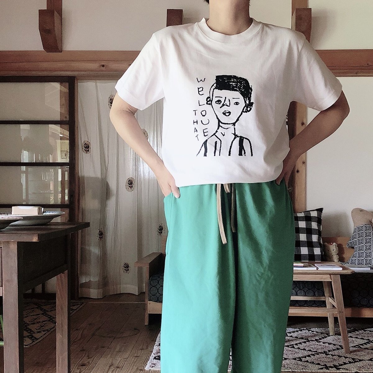 KOBO SHOBU Tシャツ we love that | tuuli ja lokki KOBO SHOBU Tシャツ we love that | tuuli ja lokki