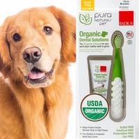 成犬用(1.5〜8才)歯ブラシ& オーガニック歯みがきジェル(22.7g)セット