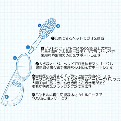 ラディウス ビッグ歯ブラシ