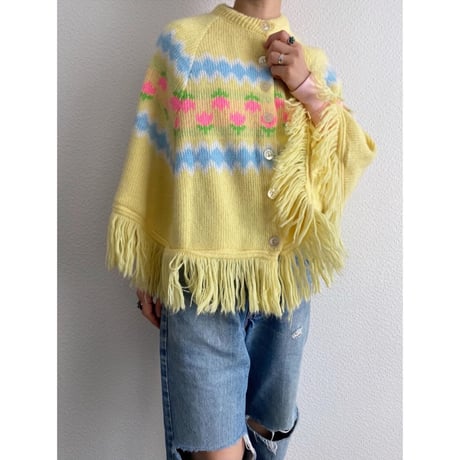 knit（poncho）