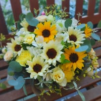 arrangement 　cream&yellow