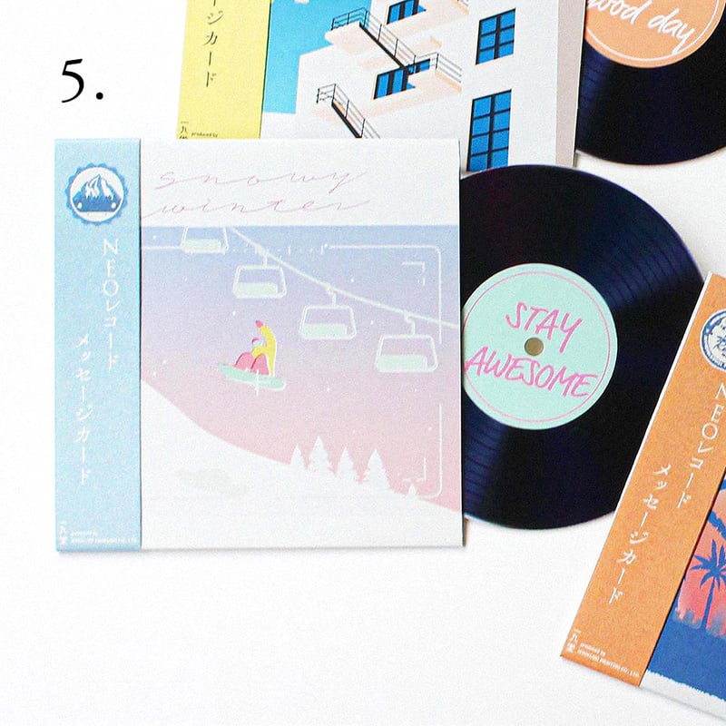 NEOレコード メッセージカード | ICHIKUDO STORE