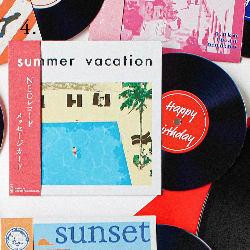 NEOレコード メッセージカード | ICHIKUDO STORE