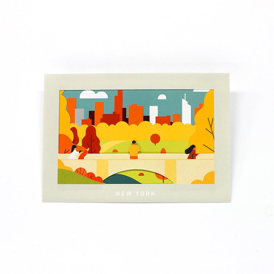 ニューテニー　ストリート用フレーム THE NEXT JOURNEY FRAME CARD <NEW YORK> | ICHIK