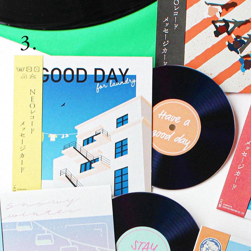 NEOレコード メッセージカード | ICHIKUDO STORE