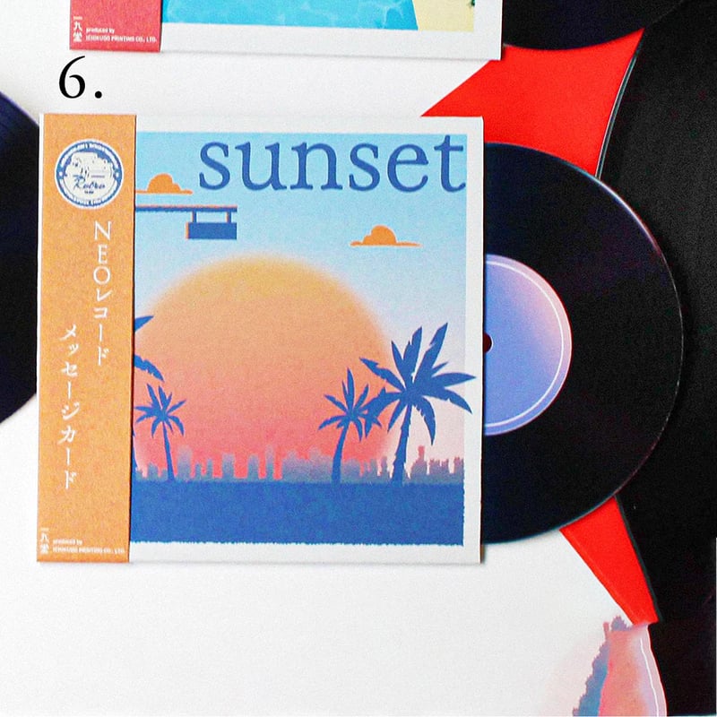 NEOレコード メッセージカード | ICHIKUDO STORE