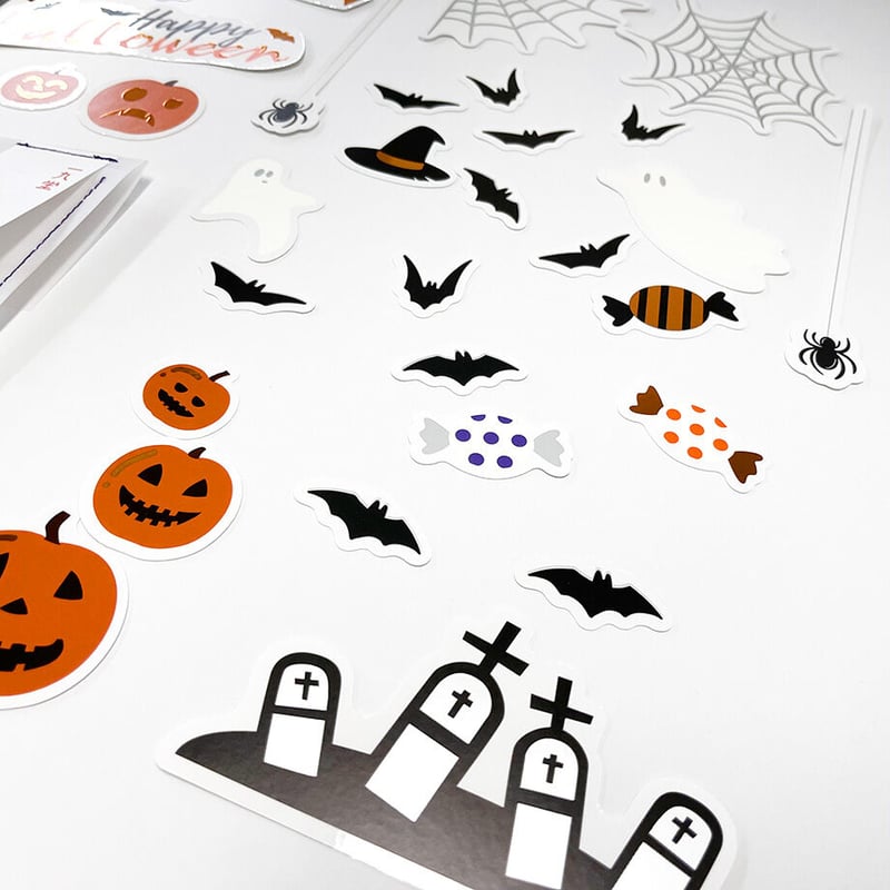 静電気でくっつく! ウォールステッカー ハロウィン | ICHIKUDO STORE