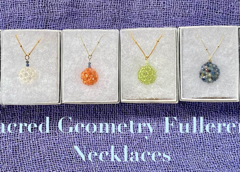 受注製作(コンサルティング込み) 神聖幾何学フラーレンネックレス