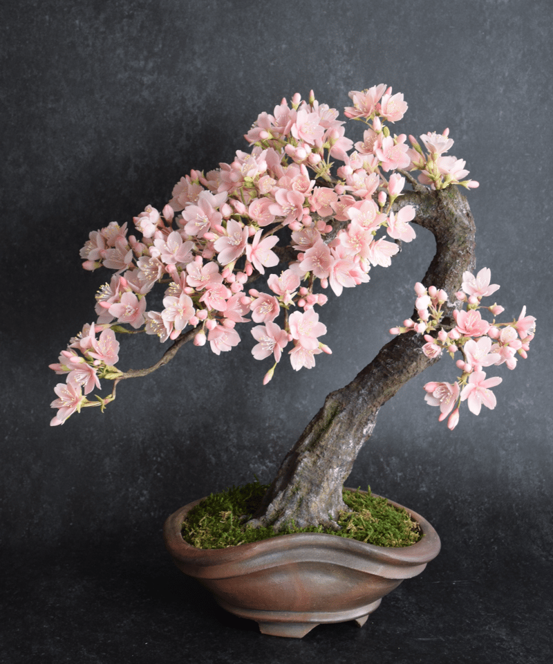 硝子工芸 盆栽 花 インテリア 梅 桜 美術品 アート 硝子工芸 盆栽 花 インテリア 梅 桜 美術品 アート 美術品