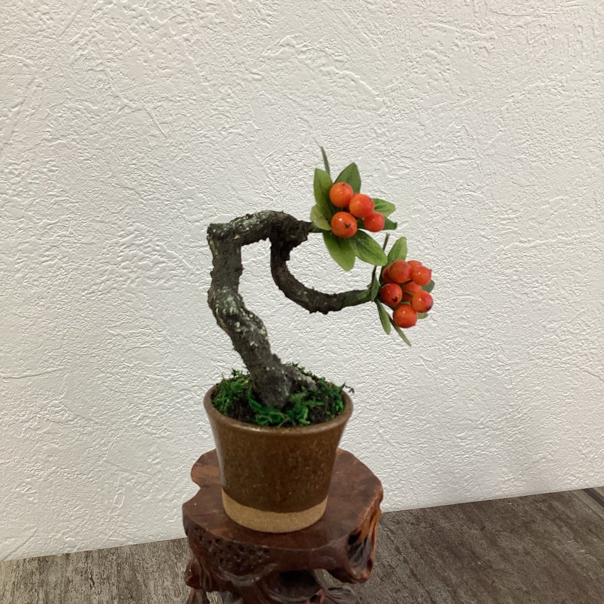 ピラカンサ　[模様木]　大品盆栽 極上 中品 ピラカンサ盆栽 雑木盆栽 現品 : 盆栽ショップ