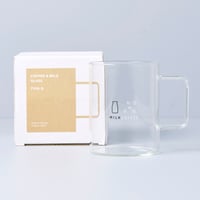 【5営業日以内発送】珈琲牛乳のグラスD（耐熱グラス）
