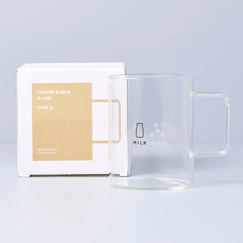 5営業日以内発送】珈琲牛乳のグラスD（耐熱グラス） | TOAL shop