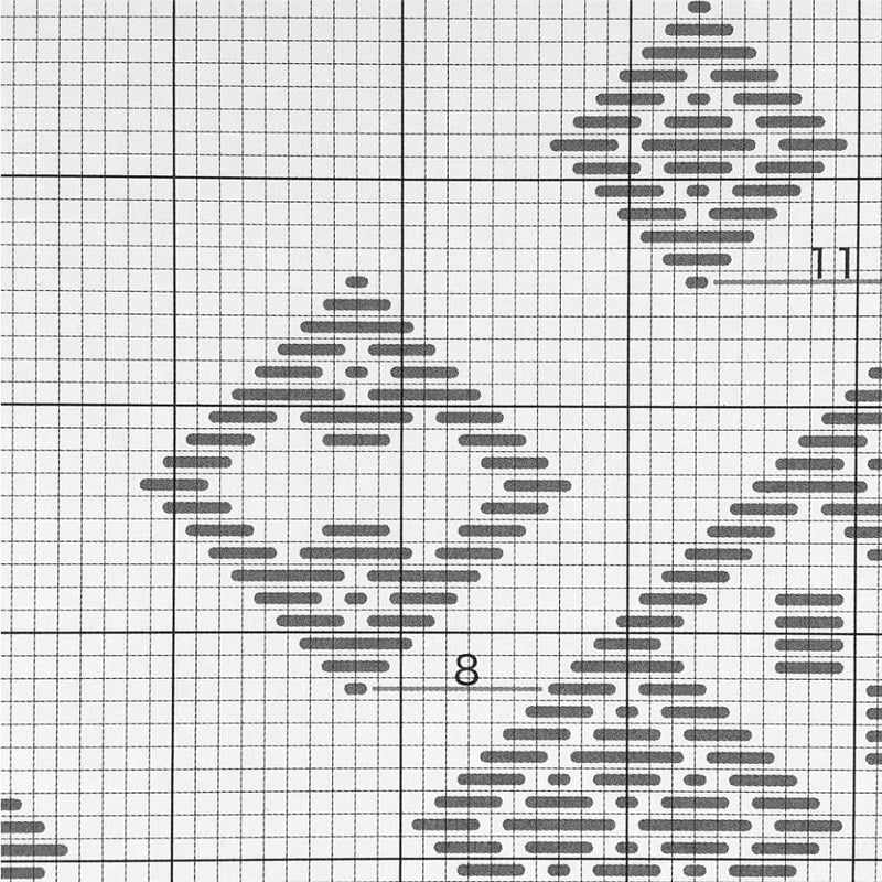 こぎん刺し図案 こぎんのわ | 津軽工房社
