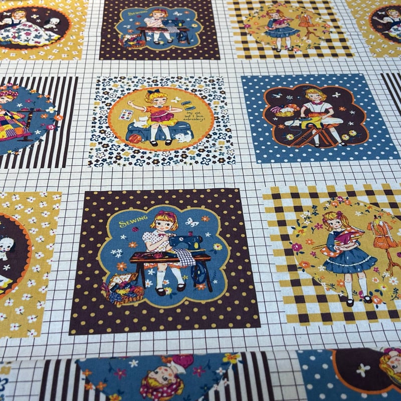 ソラッチ　パネル　女の子柄 パネル生地 新柄 可愛女の子8柄 - メルカリ