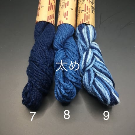 kogin-atelier tubomi  藍染 こぎん糸