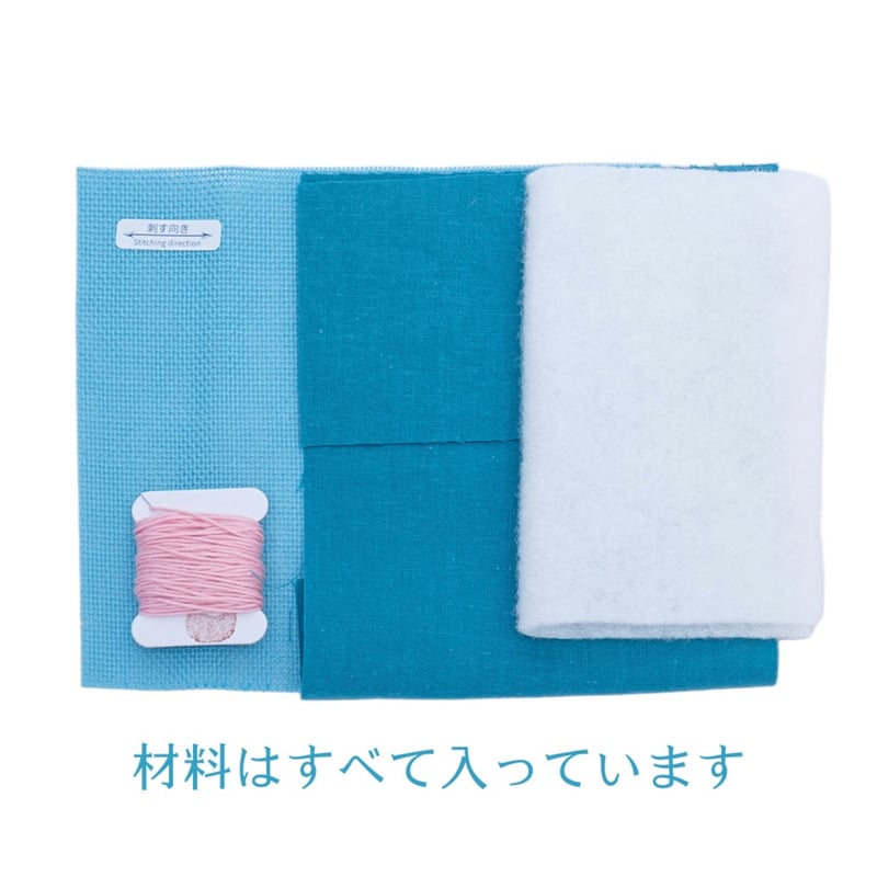 こぎん刺しキット こぎんの花びら | 津軽工房社