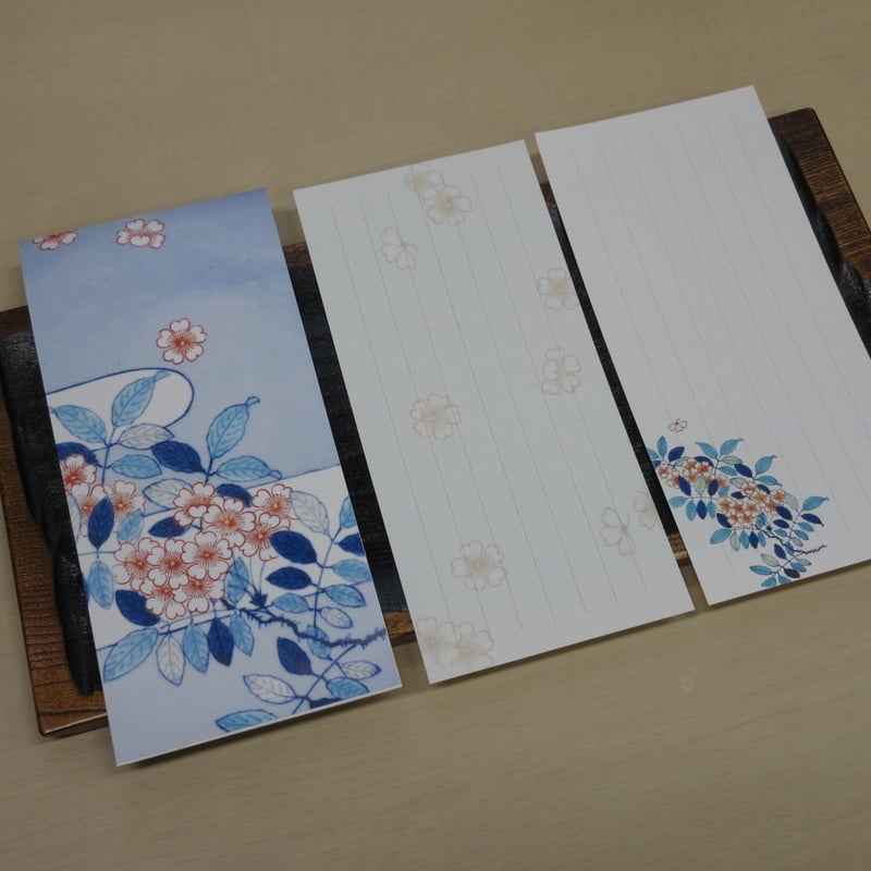 一筆箋 色絵 桜霞文 皿（鍋島） | 戸栗美術館オンラインショップ