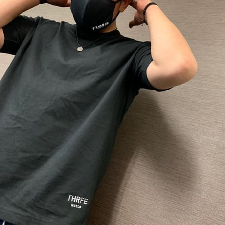 organic cotton T-shirt Black