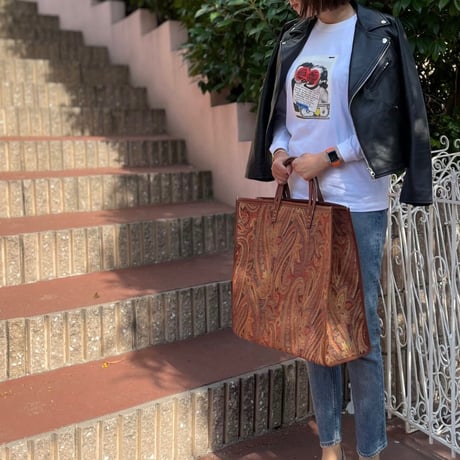 Kosuke Kawamura×three collage long sleeve  T-shirt