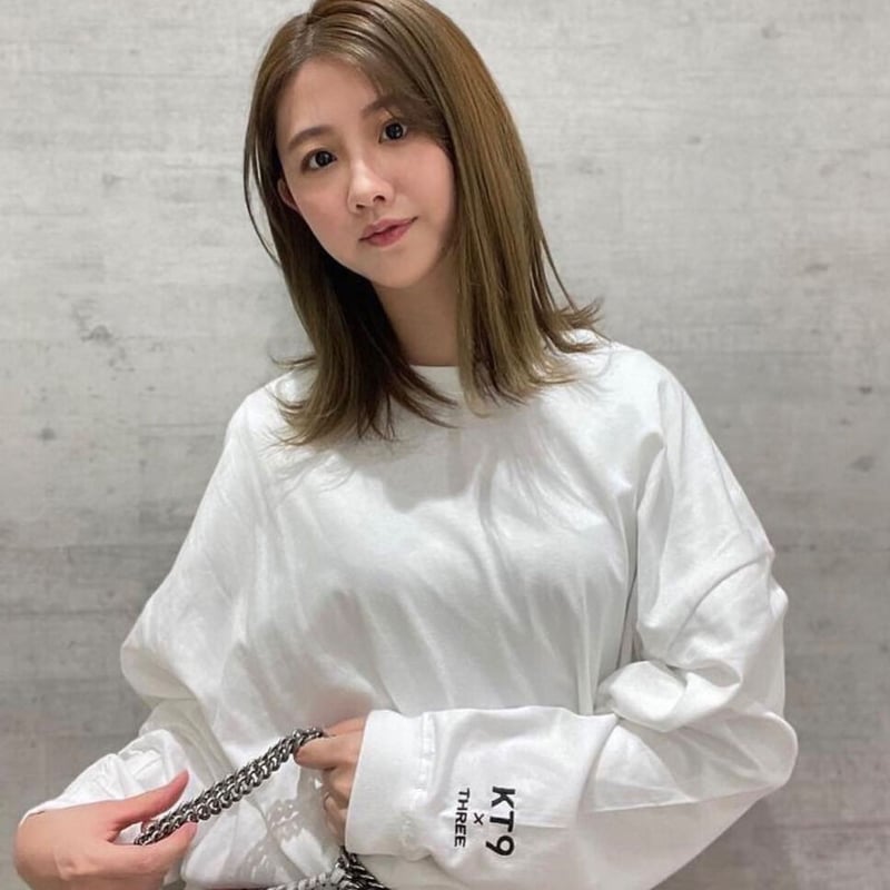 KT9×THREE long sleeve(White) | UNIFEED