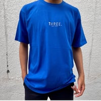 Silver logo T-shirt［Royal blue］