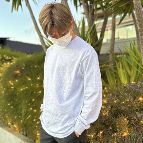LOGO long sleeve(Light gray)