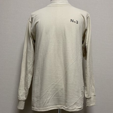 THREE  No. long sleeve T-shirt(Sand Beige)