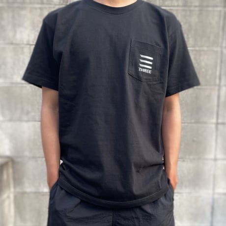 THREE×Kosuke kawarura Pocket Tee(black)