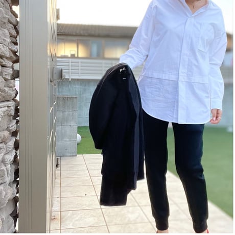 THREE  logo sweat pants
