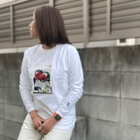 Kosuke Kawamura×three collage long sleeve  T-shirt
