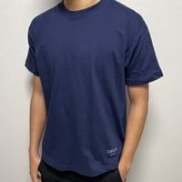 organic cotton T-shirt Navy