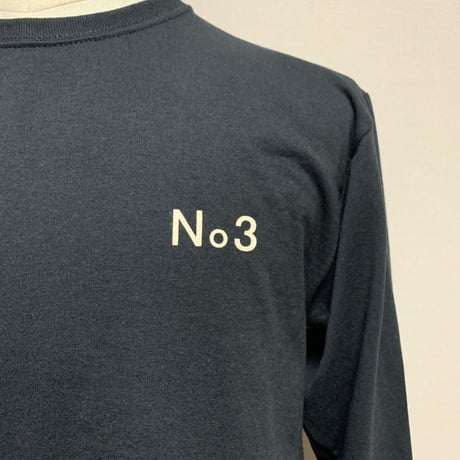 THREE  No. long sleeve(Black)