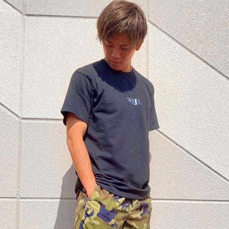Silver T-shirt［Black］