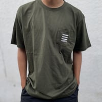 THREE×Kosuke kawarura Pocket Tee(olive)