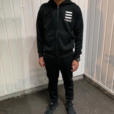 THREE zip sweat setup