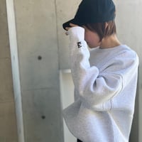 《再入荷可》THREE  sweat (light gray)